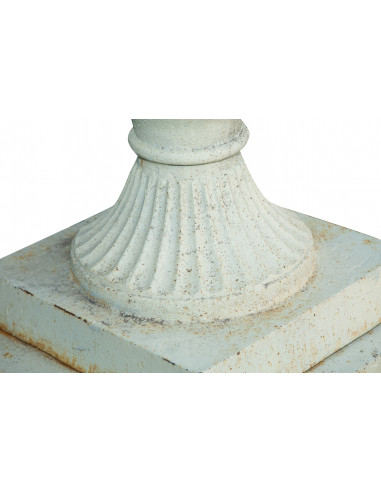 Vaso diam.57xH80 cm con base L44xPR44xH69 cm in fusione di ghisa- Biscottini.it Vaso diam.57xH80 cm con base L44xPR44xH69 cm in fusione di ghisa- Biscottini.it
