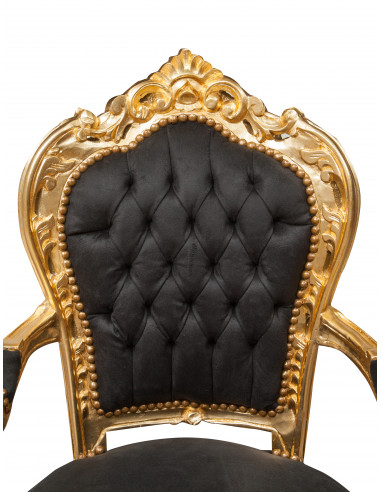 Poltrona stile francese Luigi XVI in legno massello di faggio L60XPR60XH107 cm Poltrona stile francese Luigi XVI in legno massello di faggio L60XPR60XH107 cm