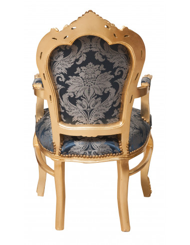 Poltrona francesa estilo Luís XVI em madeira maciça de faia L60XDP60XH107 cm Poltrona francesa estilo Luís XVI em madeira maciça de faia L60XDP60XH107 cm