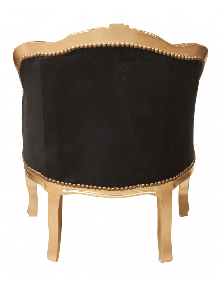 Poltrona stile francese Luigi XVI in legno massello di faggio L63XPR57XH80 cm