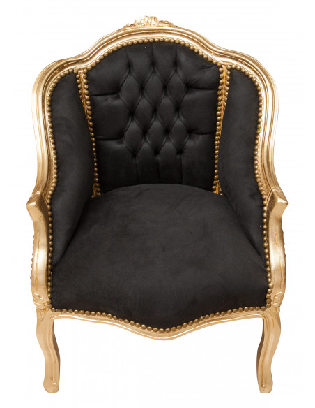 Poltrona stile francese Luigi XVI in legno massello di faggio L63XPR57XH80 cm