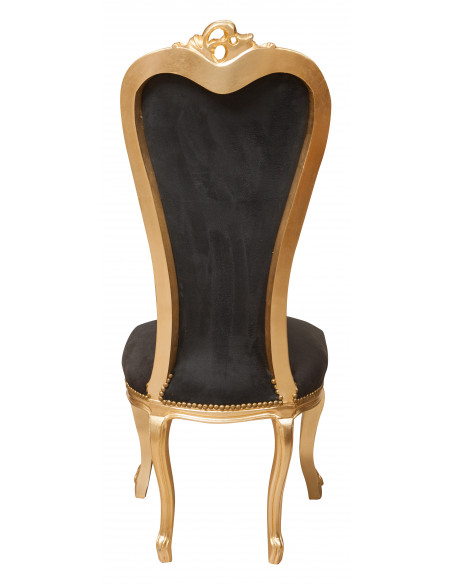 Poltrona stile francese Luigi XVI in legno massello di faggio L56XPR55XH137 cm