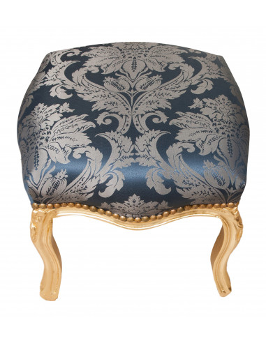 French -Style Footrest Bench Louis XVI em Solid Faggo Wood L42XPR42XH42 CM French -Style Footrest Bench Louis XVI em Solid Faggo Wood L42XPR42XH42 CM