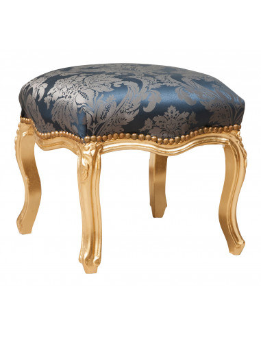 French -Style Footrest Bench Louis XVI em Solid Faggo Wood L42XPR42XH42 CM French -Style Footrest Bench Louis XVI em Solid Faggo Wood L42XPR42XH42 CM