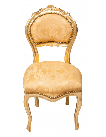 Sedia poltroncina stile francese Luigi XVI in legno massello di faggio L42XPR45XH90 cm