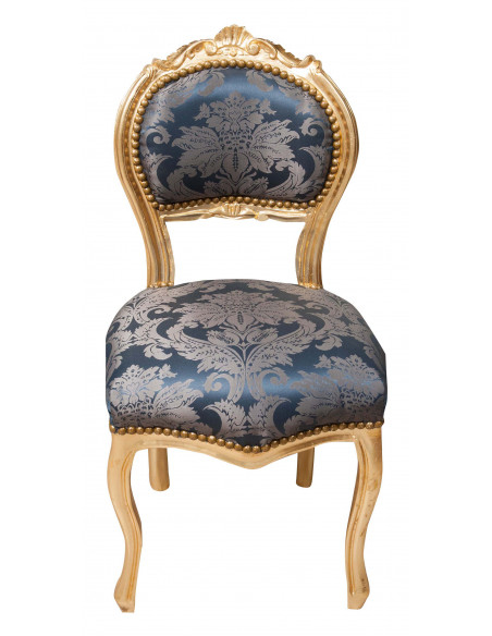 Sedia poltroncina stile francese Luigi XVI in legno massello di faggio L42XPR45XH90 cm
