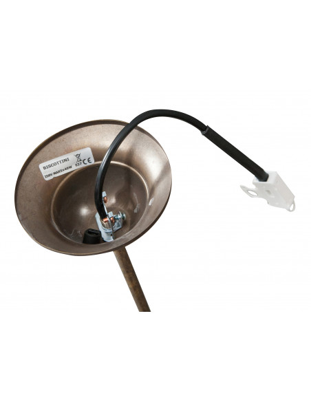 Lustre estilo Vecchia Marina em latão fundido envelhecido Diam.30XH98 cm Fabricado na Itália
