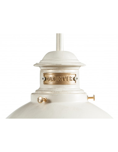 Estilo de lâmpada de parede Vecchia Marina em fusão de latão patinado branco envelhecido L30XPR22XH37 cm Made in Italy Estilo de lâmpada de parede Vecchia Marina em fusão de latão patinado branco envelhecido L30XPR22XH37 cm Made in Italy