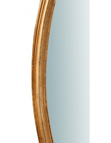 Specchiera da parete verticale/orizzontale in legno finitura foglia oro anticata L71XPR4,5XH122 cm Made in Italy Specchiera da parete verticale/orizzontale in legno finitura foglia oro anticata L71XPR4,5XH122 cm Made in Italy