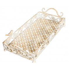 Set di due vassoi in ferro L57XPR26XH12 cm + L43XPR19XH10 cm 2