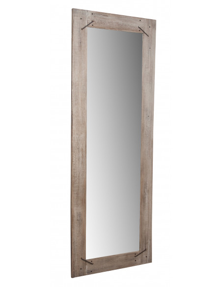 Specchio da parete in legno massello L65XPR3XH180 cm