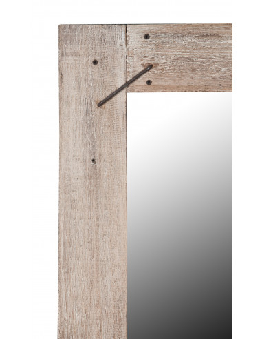 Specchio da parete in legno massello L65XPR3XH180 cm Specchio da parete in legno massello L65XPR3XH180 cm