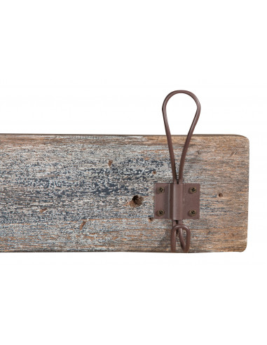 Attaccapanni da parete in legno massello L57,5XPR7XH14 cm Attaccapanni da parete in legno massello L57,5XPR7XH14 cm