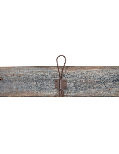 Attaccapanni da parete in legno massello L57,5XPR7XH14 cm Attaccapanni da parete in legno massello L57,5XPR7XH14 cm