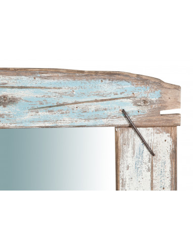 Specchio da parete in legno massello L65,5XPR3,5XH86 cm Specchio da parete in legno massello L65,5XPR3,5XH86 cm