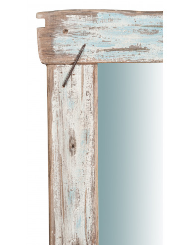 Specchio da parete in legno massello L65,5XPR3,5XH86 cm Specchio da parete in legno massello L65,5XPR3,5XH86 cm