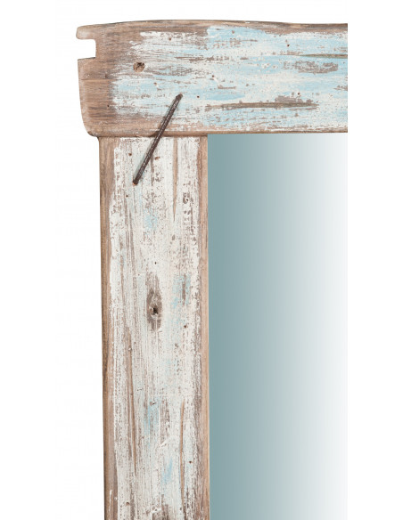 Specchio da parete in legno massello L65,5XPR3,5XH86 cm
