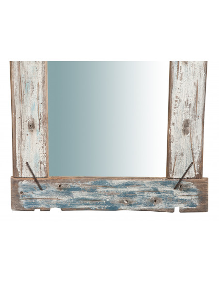 Specchio da parete in legno massello L65,5XPR3,5XH86 cm