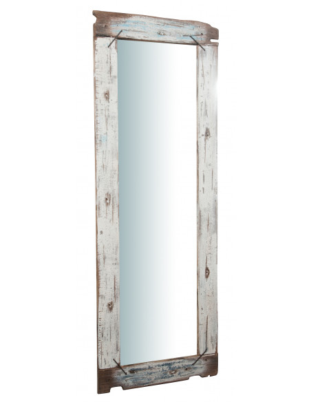 Specchio da parete in legno massello L65,5XPR3,5XH180 cm