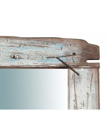 Specchio da parete in legno massello L65,5XPR3,5XH180 cm