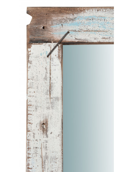 Specchio da parete in legno massello L65,5XPR3,5XH180 cm