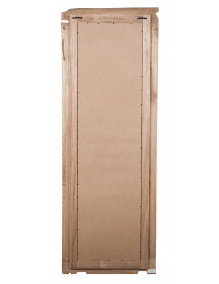 Specchio da parete in legno massello L65,5XPR3,5XH180 cm