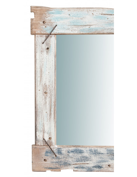 Specchio da parete in legno massello L60XPR3,5XH60 cm
