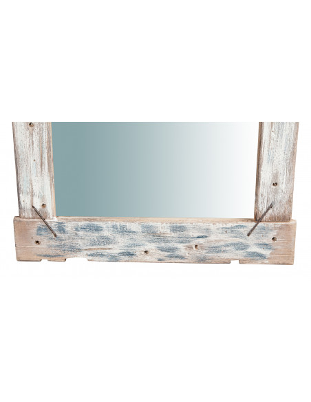 Specchio da parete in legno massello L60XPR3,5XH60 cm