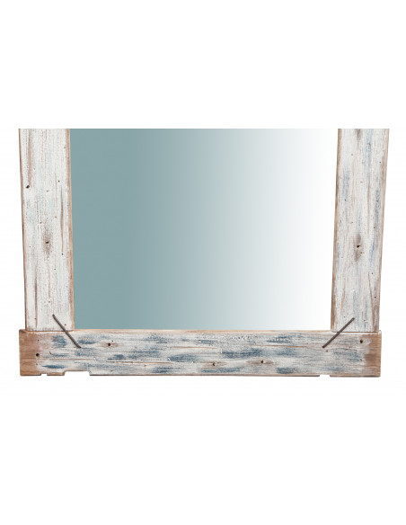 Specchio da parete in legno massello L90XPR3,5XH90 cm