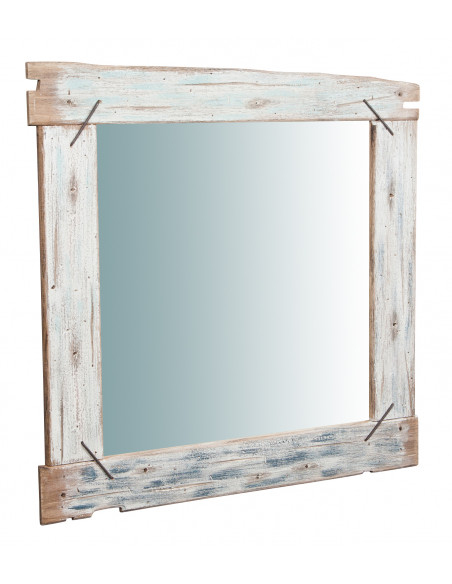Specchio da parete in legno massello L90XPR3,5XH120 cm