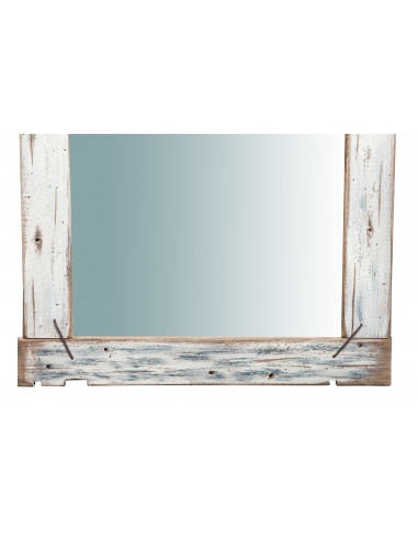 Specchio da parete in legno massello L90XPR3,5XH120 cm Specchio da parete in legno massello L90XPR3,5XH120 cm