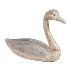 Cigno in legno massello L34XPR11XH28 cm