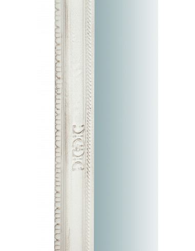 Specchiera da parete verticale/orizzontale in legno finitura bianco anticato made in italy L67XPR4,5XH87 cm Specchiera da parete verticale/orizzontale in legno finitura bianco anticato made in italy L67XPR4,5XH87 cm