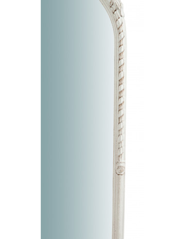 Specchiera da parete verticale/orizzontale in legno finitura bianco anticato made in italy L34XPR4XH87 cm Specchiera da parete verticale/orizzontale in legno finitura bianco anticato made in italy L34XPR4XH87 cm