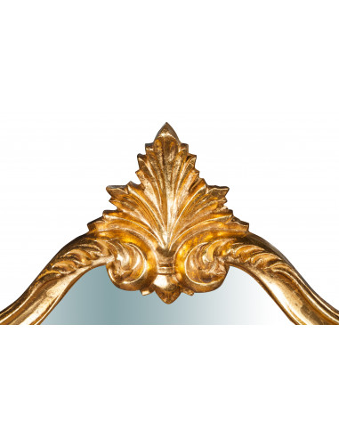 Minfos de parede de madeira acabamento Foglia Anticato Gold feito na Itália L71XPR5XH82 CM Minfos de parede de madeira acabamento Foglia Anticato Gold feito na Itália L71XPR5XH82 CM