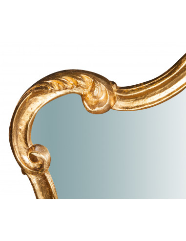 Minfos de parede de madeira acabamento Foglia Anticato Gold feito na Itália L71XPR5XH82 CM Minfos de parede de madeira acabamento Foglia Anticato Gold feito na Itália L71XPR5XH82 CM