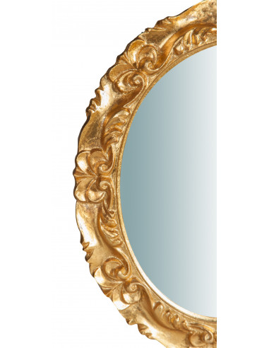 Specchiera da parete verticale/orizzontale in legno finitura foglia oro anticato made in italy L33XPR2,5XH29 cm Specchiera da parete verticale/orizzontale in legno finitura foglia oro anticato made in italy L33XPR2,5XH29 cm