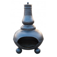 Stufa/braciere a cipolla in fusione di ghisa L85xPR75xH125 cm 2