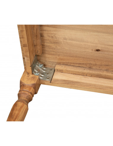 Viejo ditenedor in hierro forjado'Tavolo quadrato 80x80x78 cm in legno massello di tiglio. Adatto per arredare ogni ambiente con Viejo ditenedor in hierro forjado'Tavolo quadrato 80x80x78 cm in legno massello di tiglio. Adatto per arredare ogni ambiente con