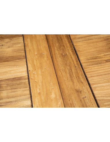 Mesa Country extensível em madeira maciça de tília, acabamento natural 200x90x80 cm. Feito na Itália Mesa Country extensível em madeira maciça de tília, acabamento natural 200x90x80 cm. Feito na Itália