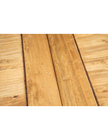 Country-style solid lime wood, natural finish W250xDP100xH80 cm sized extensible table. Made in Italy Country-style solid lime wood, natural finish W250xDP100xH80 cm sized extensible table. Made in Italy