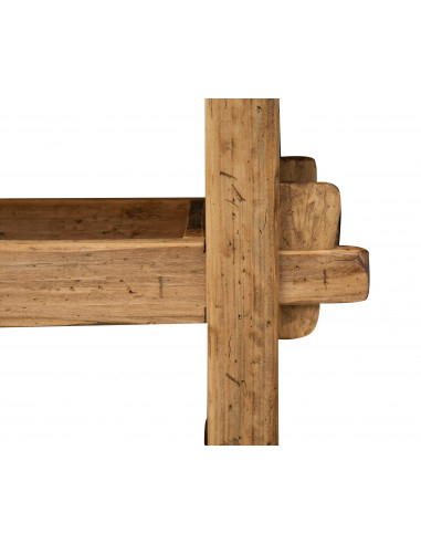Banco da lavoro Country in legno massello di tiglio finitura naturale 198x88x90 cm. Made in Italy Banco da lavoro Country in legno massello di tiglio finitura naturale 198x88x90 cm. Made in Italy