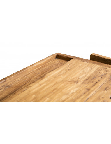 Banco da lavoro Country in legno massello di tiglio finitura naturale 188x78x92 cm. Made in Italy Banco da lavoro Country in legno massello di tiglio finitura naturale 188x78x92 cm. Made in Italy