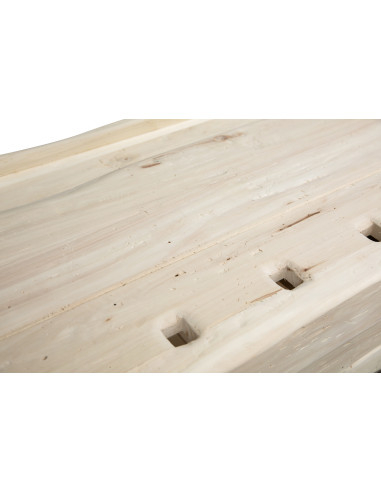 Etabli rustique style en bois massif de tilleul finition naturelle L120xPR67xH90 cm Etabli rustique style en bois massif de tilleul finition naturelle L120xPR67xH90 cm