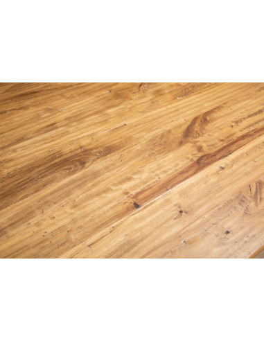 Banco da lavoro country in legno massello di tiglio finitura naturale L200XPR100XH80 cm. Made in Italy Banco da lavoro country in legno massello di tiglio finitura naturale L200XPR100XH80 cm. Made in Italy