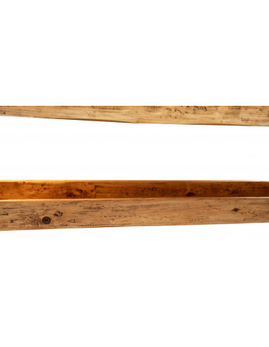 W300XDP100XH80 cm sized solid limewood natural finish Country-style workbench  Made in Italy W300XDP100XH80 cm sized solid limewood natural finish Country-style workbench  Made in Italy