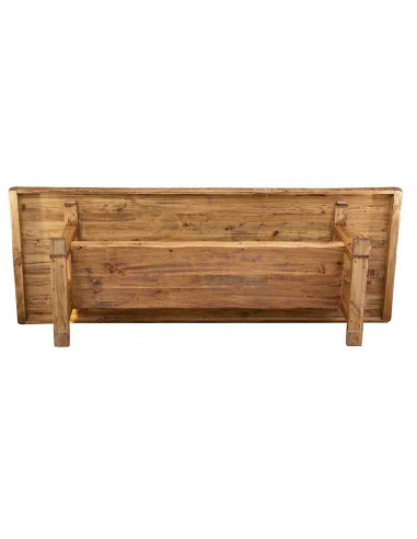 W300XDP100XH80 cm sized solid limewood natural finish Country-style workbench  Made in Italy W300XDP100XH80 cm sized solid limewood natural finish Country-style workbench  Made in Italy