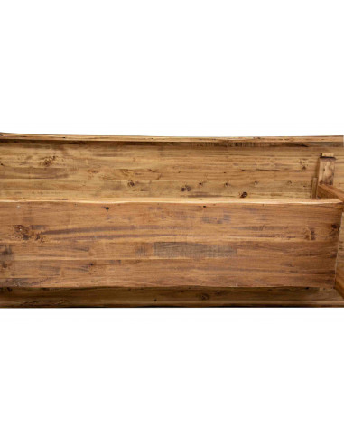 W300XDP100XH80 cm sized solid limewood natural finish Country-style workbench  Made in Italy W300XDP100XH80 cm sized solid limewood natural finish Country-style workbench  Made in Italy