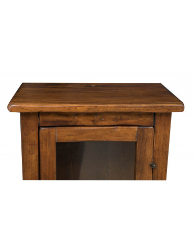 Vitrina country em madeira maciça de cal, acabamento natural L40xDP25xA130 cm. Feito na Itália Vitrina country em madeira maciça de cal, acabamento natural L40xDP25xA130 cm. Feito na Itália
