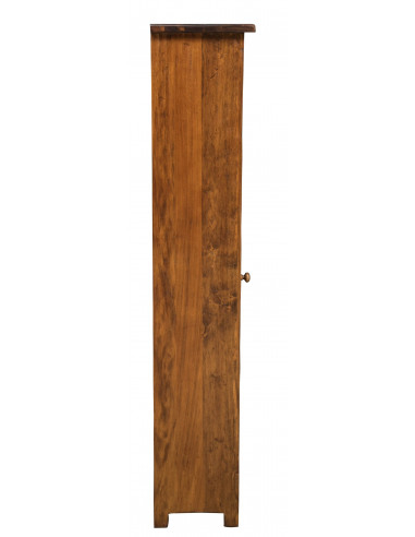 Vitrina country em madeira maciça de cal, acabamento natural L40xDP25xA130 cm. Feito na Itália Vitrina country em madeira maciça de cal, acabamento natural L40xDP25xA130 cm. Feito na Itália